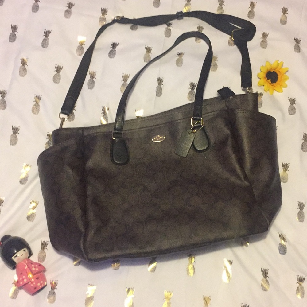 Coach Diaper bag w/ changing pad.